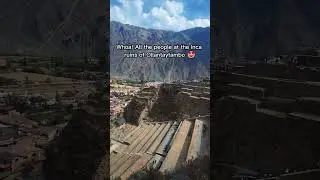 Tourism at the Ollantaytambo Ruins