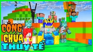 [ Lớp Học Quái Vật ] Công Chúa Thuỷ Tề ( Full Tập ) | Minecraft Animation