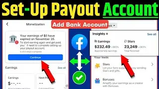 Facebook Monetize Kaise Kare 🎉 | Facebook Payout Account Setup | Add Your Tax Info 2025