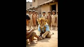 Heartbroken Lion Cub Gets Life-Changing Surprise #shorts #emotional #youtubeshorts #viral