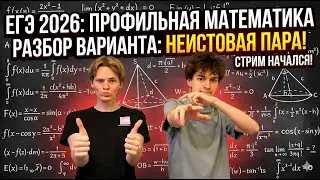 Неистовая пара на 80+ за 4 месяца ЕГЭ 2026 профильная математика