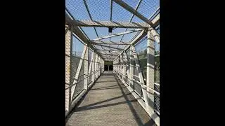 Truss Pedestrian Bridge  #construction #civilengineering #bridgeengineer #physic #bridgedesign