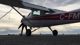 Solo local flight from CZBB - Student Private Pilot - with ATC