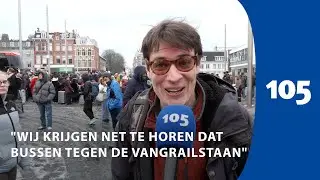 Reizigers stranden door winterweer na treinen stoppen ook bussen met rijden | Haarlem105