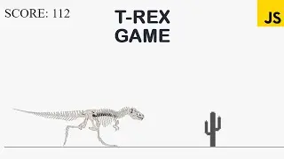 Criando jogo do T-REX + Obstáculos com JavaScript | DINO GAME