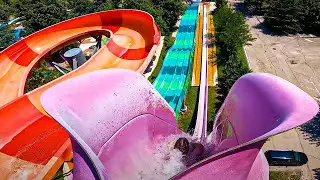 ROSE Drop Water Slide at Aquapark Aquamania