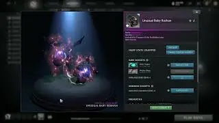 Dota2 // Unusual Baby Roshan // Ionic Vapor // Plushy Shag