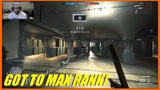 Battlefield 1 - GOT TO THE NEW MAX RANK! | LVL 110 BRIGADIER GENERAL! (XBOX)