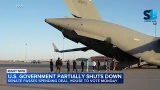 A partial federal government shutdown went into effect early