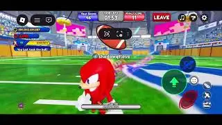 Roblox: Sonic Speed Simulator 2025: Football: Touchdown Blitz: Nine has the football!