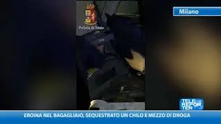 Eroina nel bagagliaio, sequestrato un chilo e mezzo di droga