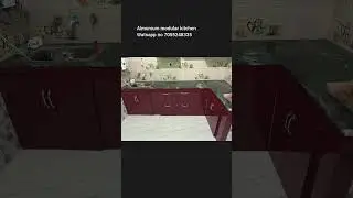 Chote Space Ke Liye Best Aluminium Modular Kitchen | Latest Design 2026​#modernhome #kitchendesign