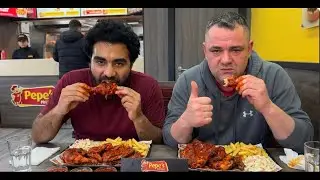 Extreme Spicy Food Challenge 🌶️🔥 | Pepe&rsquo;s Bangor | Pakistan vs Wales