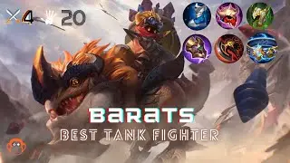 BARATS BEST TANK FIGHTER | 20 ASSISTS | 25 STACKS IN SECONDS  - BARATS GAMEPLAY 2022