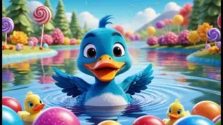 Five Little Ducks at the Candy Lake Adventure | Fun Kids Song for Toddlers | Sweet Adventure Rhyme