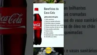 COCA-COLA 😲#dicasdesa&uacute;de #saude #bemestar #dicas #dicasdesa&uacute;de