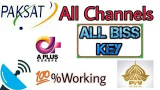 PakSat All BissKey Channels BissKeys || 100%Working | By Usama Tech