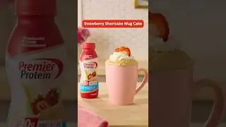 A #StrawberryShortcake Protein #MugCake that can be made in minutes? We&rsquo;re in! 🎉 #PremierProtein