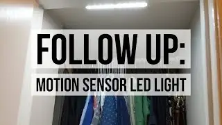 FOLLOW UP VIDEO ► OUNUO Closet Light Magnetic LED ◄ Rechargeable Battery LED Light