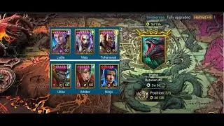 Ukko. Ninja. Arbiter. Lidia. Visix. Tuhanarak VS Brutal Hydra - Raid Shadow Legends. 133 m demage
