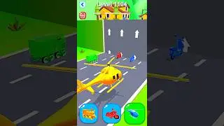 Shape-shifting Lv-1104 Funny Race Gameplay new hyper casual games #shapeshifting #gameplay #shorts