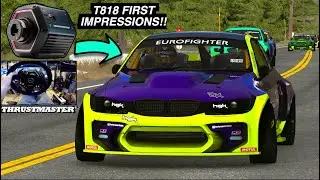 Прямой привод Thrustmaster T818 ПЕРВЫЕ ВПЕЧАТЛЕНИЯ от дрифта!!