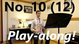 Accompaniment for Barret Oboe Melody No. 10 / Gekeler No. 12