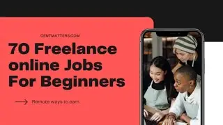 Looking for legit ways to make money online? Here are 70+ freelance online jobs for beginners.