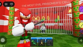 KNUCKLES PRISON RUN! (Obby) No Death Walkthrough 4K