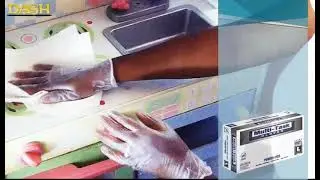 DASH Non Medical Grade Vinyl Gloves
