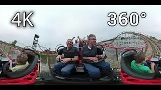 Kentucky Flyer front seat 360&deg; on-ride 4K POV Kentucky Kingdom