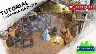 TUTORIAL 🖌 : Capanna per nativit&agrave; presepe 
