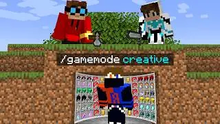 CREATIVE Speedrunner VS Hunter in Minecraft