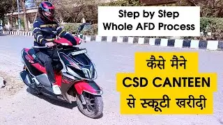 How I purchased my TVS Ntorq from CSD Canteen
