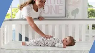 Serta Tranquility Eco Firm 2 Stage Premium Baby Crib Mattress & Toddler Mattress  Water