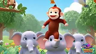 🐘 Ek Mota Hathi | Elephant Nursery Rhyme in Hindi | Magic Master Kids | Kids Songs & Poems #rhymes
