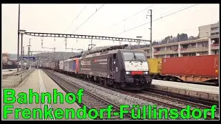Bahnhof Frenkendorf-F&uuml;llinsdorf , Kanton Basel-Landschaft, Schweiz 2021