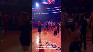 NATIONAL ANTHEM - CRYPTO ARENA - OZELLA - LA clippers vs. Miami heat