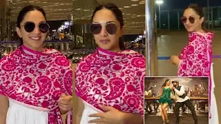 RC15 Heroine Kiara Advani  Spotted At Mumbai Airport | Kiara Advani Latest Video | Bollywood News