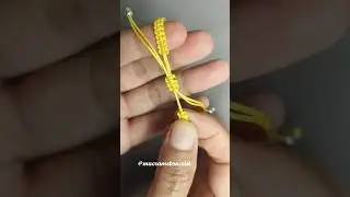 DIY Bracelet | Easy Macrame Thread Bracelet #bracelet #diy #macrame #shorts #youtubeshorts
