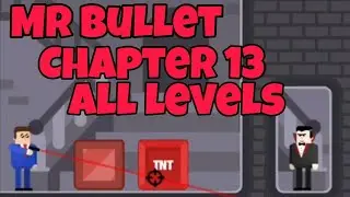 Mr Bullet || Chapter 13 All level walkthrough || Level 193-208