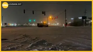 Extreme cold and freezing rain blast Louisiana