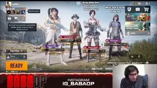 Baba op live invites Star Anonymous in lobby | Baba+Anonymous chicken dinner in Maxd Esports