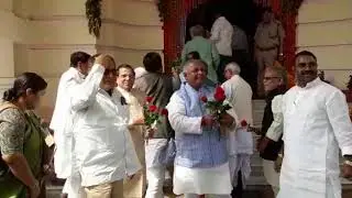 Congress leaders welcome in JDU