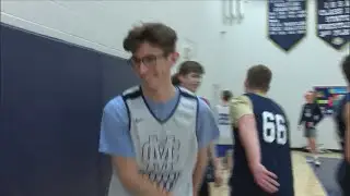 Mercer County Special Basketball Player