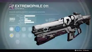 Destiny 1, Vendor & Faction Weapons (1-12-21)