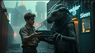 The Human Owner of the FoodSpace Spaceship Fed an Old Homeless Dragon. And This Act Changed His Life