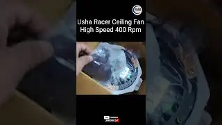 Usha Racer Ceiling Fan High Speed 400 RPM 2 Yr Warranty #ceilingfan #homeappliances #fan #hvlsfans