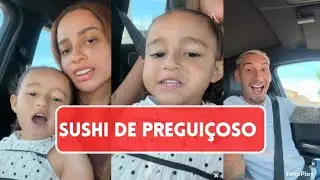 FAMÍLIA LACRAÇÃO NA COZINHA • APRENDAM A FAZER O 🍣 DO PREGUIÇOSO!! #mirellasantos 