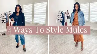 4 Ways To Style Mules | Fall Wardrobe Staples 2020